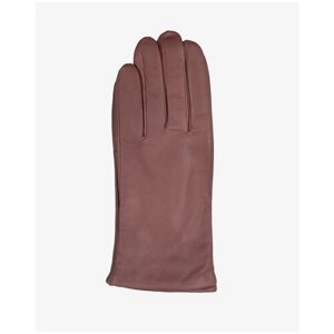 Перчатки ESTEGLA демисезонные, натуральная кожа, утепленные, размер 6,5, розовый
