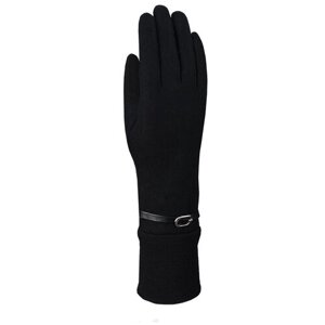 Перчатки malgrado, демисезон/зима, шерсть, размер 7.5, черный