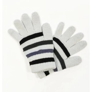 Перчатки Margot Bis демисезонные, размер 14, серый