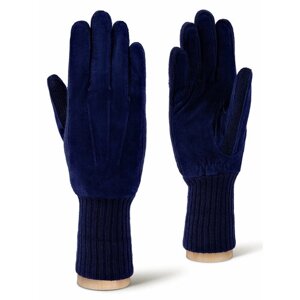 Перчатки Modo Gru зимние, натуральная замша, утепленные, подкладка, размер S, синий