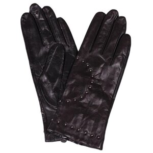 Перчатки Pitas, демисезон/зима, натуральная кожа, размер 6.5, черный