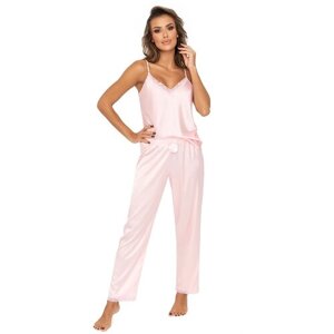 Пижама женская DONNA Tiffani, топ и брюки, розовый (Размер: S)