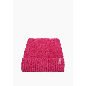 Шапка бини Landre зимняя, шерсть, подкладка, вязаная, утепленная, размер 56-59 см, розовый, фиолетовый