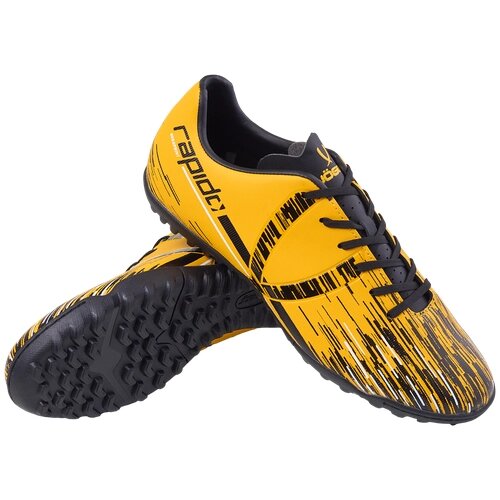 Шиповки Jogel, футбольные, нескользящая подошва, размер 41, черный, желтый