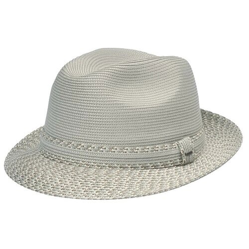 Шляпа федора Bailey, размер 55, серый
