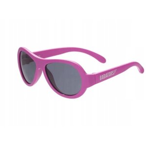 Солнцезащитные очки Babiators, авиаторы, оправа: пластик, зеркальные, ударопрочные, со 100% защитой от УФ-лучей, розовый
