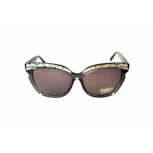 Солнцезащитные очки Baldinini, кошачий глаз, с защитой от УФ, для женщин, золотой
