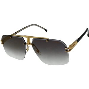 Солнцезащитные очки CARRERA, авиаторы, оправа: металл, градиентные, золотой