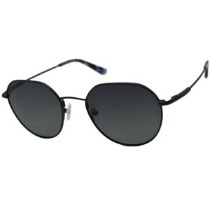Солнцезащитные очки Elfspirit, круглые, оправа: металл, с защитой от УФ, поляризационные, для мужчин, черный