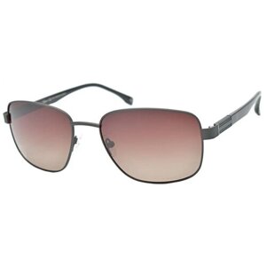 Солнцезащитные очки Elfspirit, прямоугольные, оправа: металл, градиентные, для мужчин, коричневый