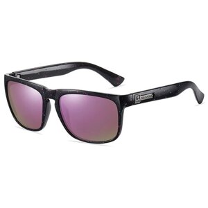 Солнцезащитные очки FILINN, прямоугольные, ударопрочные, складные, устойчивые к появлению царапин, с защитой от УФ, черный