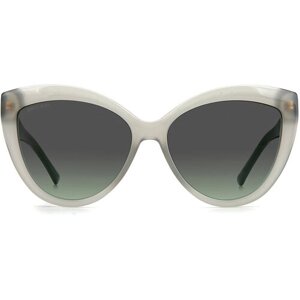 Солнцезащитные очки Jimmy Choo, кошачий глаз, оправа: пластик, для женщин, серый