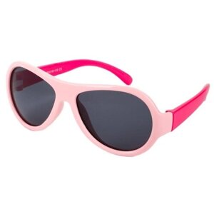 Солнцезащитные очки Keluona, авиаторы, оправа: пластик, гибкая оправа/дужки, поляризационные, розовый