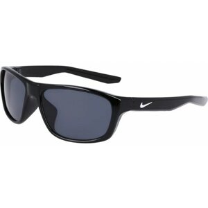 Солнцезащитные очки NIKE, оправа: пластик, спортивные, с защитой от УФ, черный