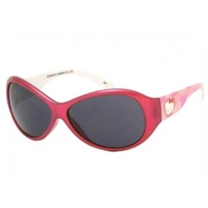 Солнцезащитные очки Polaroid, овальные, оправа: пластик, для девочек, розовый