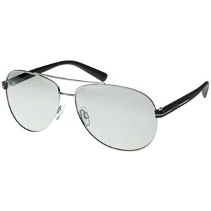 Солнцезащитные очки StyleMark, авиаторы, оправа: металл, поляризационные, с защитой от УФ, фотохромные, устойчивые к появлению царапин, для мужчин, черный
