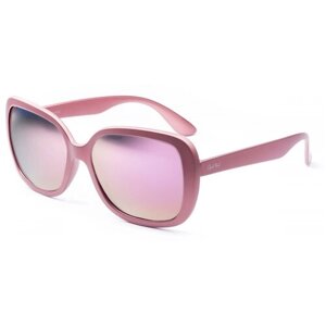 Солнцезащитные очки StyleMark, бабочка, поляризационные, с защитой от УФ, зеркальные, устойчивые к появлению царапин, для женщин, розовый
