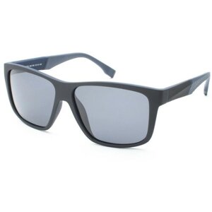 Солнцезащитные очки , вайфареры, оправа: пластик, складные, поляризационные, с защитой от УФ, для мужчин, синий