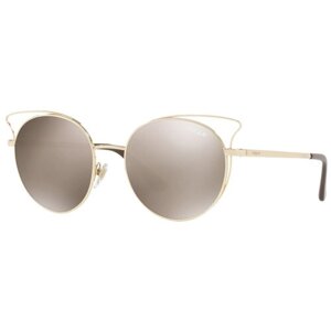 Солнцезащитные очки Vogue eyewear, круглые, для женщин, золотой