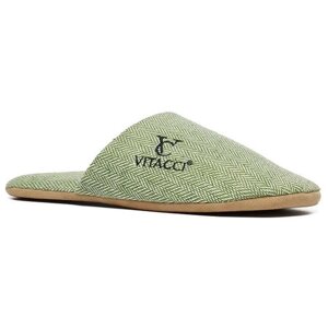 Тапочки VITACCI, текстиль, размер 40/41, зеленый