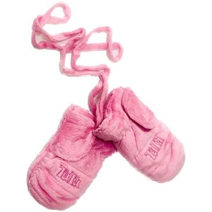 Варежки TuTu для девочек зимние, подкладка, размер 13(0-2 лет), розовый
