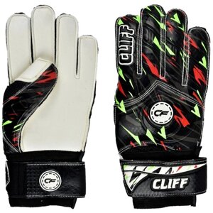 Вратарские перчатки Cliff, регулируемые манжеты, размер 4, черный