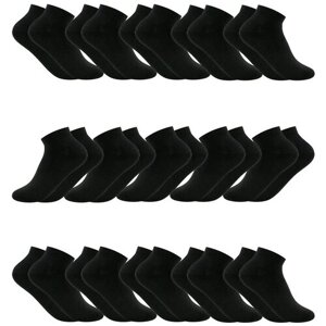 Женские носки MORRAH укороченные, 15 пар, размер 36-40, черный