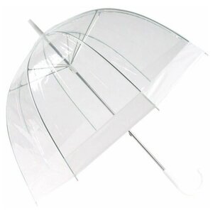 Зонт Angel, полуавтомат, купол 83.5 см., 8 спиц, система «антиветер», прозрачный, чехол в комплекте, мультиколор