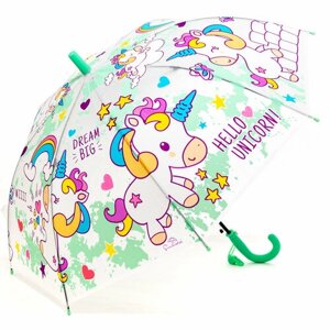 Зонт Бим-Бом, полуавтомат, для девочек, мультиколор