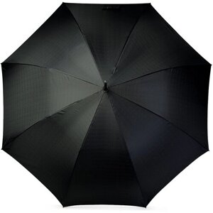 Зонт-трость ELEGANZZA, полуавтомат, купол 120 см., чехол в комплекте, для мужчин, черный