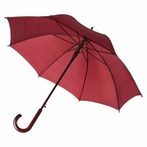 Зонт-трость molti, полуавтомат, для мужчин, бордовый