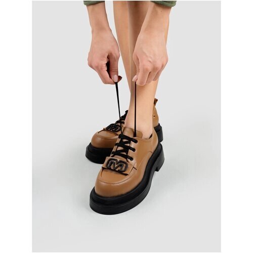 Ботинки оксфорды Reversal, размер 36, коричневый