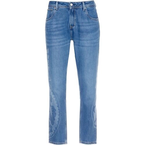 Джинсы Pepe Jeans, прилегающие, средняя посадка, размер 29, голубой