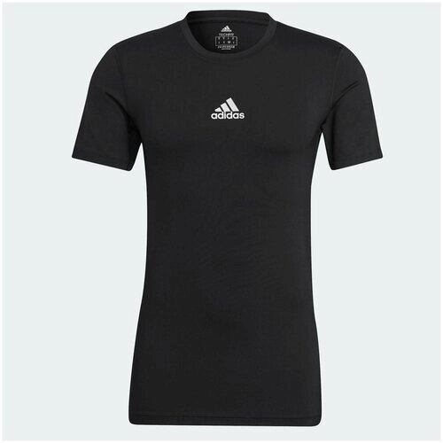 Футболка adidas Techfit Compression Short Sleeve, размер s, черный