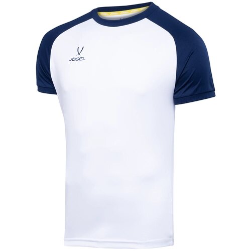 Футбольная футболка Jogel, силуэт прямой, влагоотводящий материал, размер L, белый