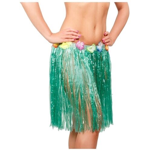 Гавайская юбка Страна Карнавалия, цвет зеленый