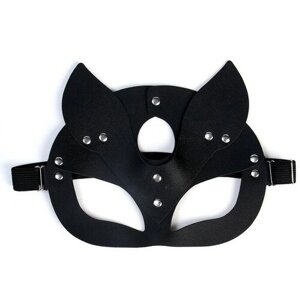 Карнавальная маска "Кошка", цвет чёрный