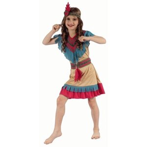 Карнавальный костюм индейца для девочки детский