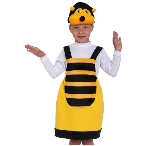 Карнавальный костюм карнавалофф "Пчёлка" ткань-плюш, детский.