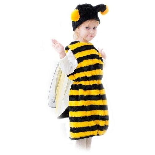 Карнавальный костюм пчелка арт. 1063, рост:104-116 см, размер (3-5 лет)
