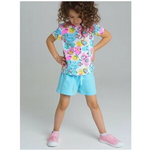 Комплект одежды playToday, размер 116, голубой