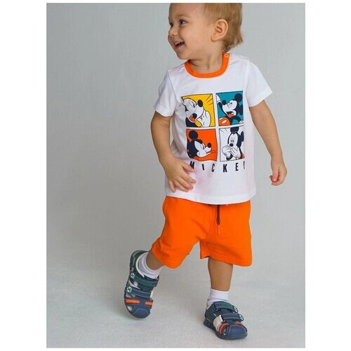 Комплект одежды playToday, размер 74, оранжевый