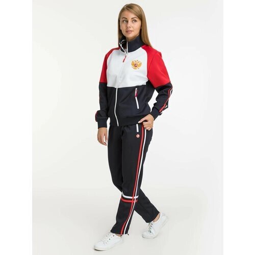 Костюм Фокс Спорт, олимпийка и брюки, силуэт свободный, воздухопроницаемый, размер XL, мультиколор