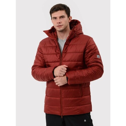 Куртка COSMOTEX зимняя, силуэт свободный, ветрозащитная, размер 44-46 170-176, бордовый