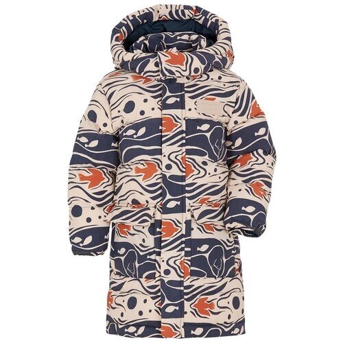 Куртка Didriksons, демисезон/зима, удлиненная, размер 110, мультиколор