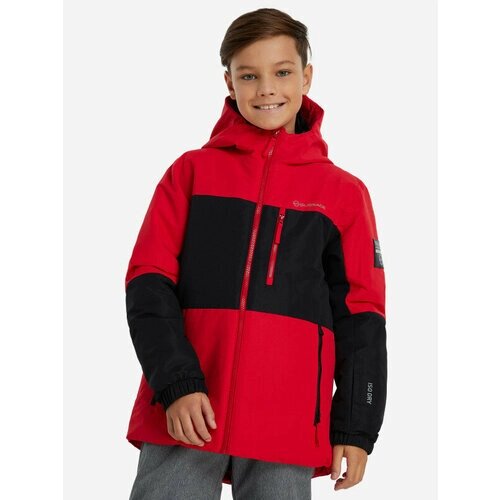 Куртка GLISSADE, размер 140-146, красный