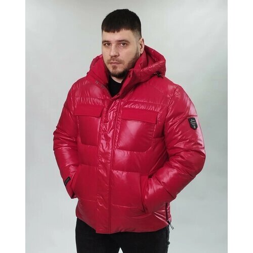 Куртка LANQSIDUN, размер 50, красный