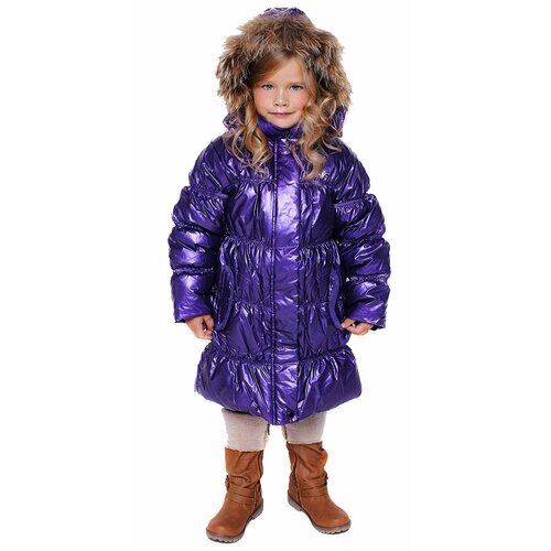 Куртка Velfi зимняя, размер 104, фиолетовый