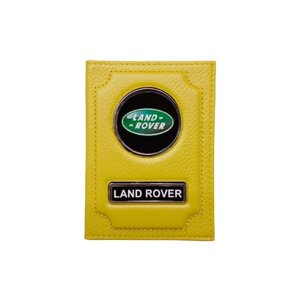 Land Rover, натуральная кожа, желтый