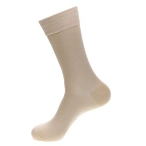 Мужские носки Saphir, 1 пара, классические, размер 39/41, бежевый
